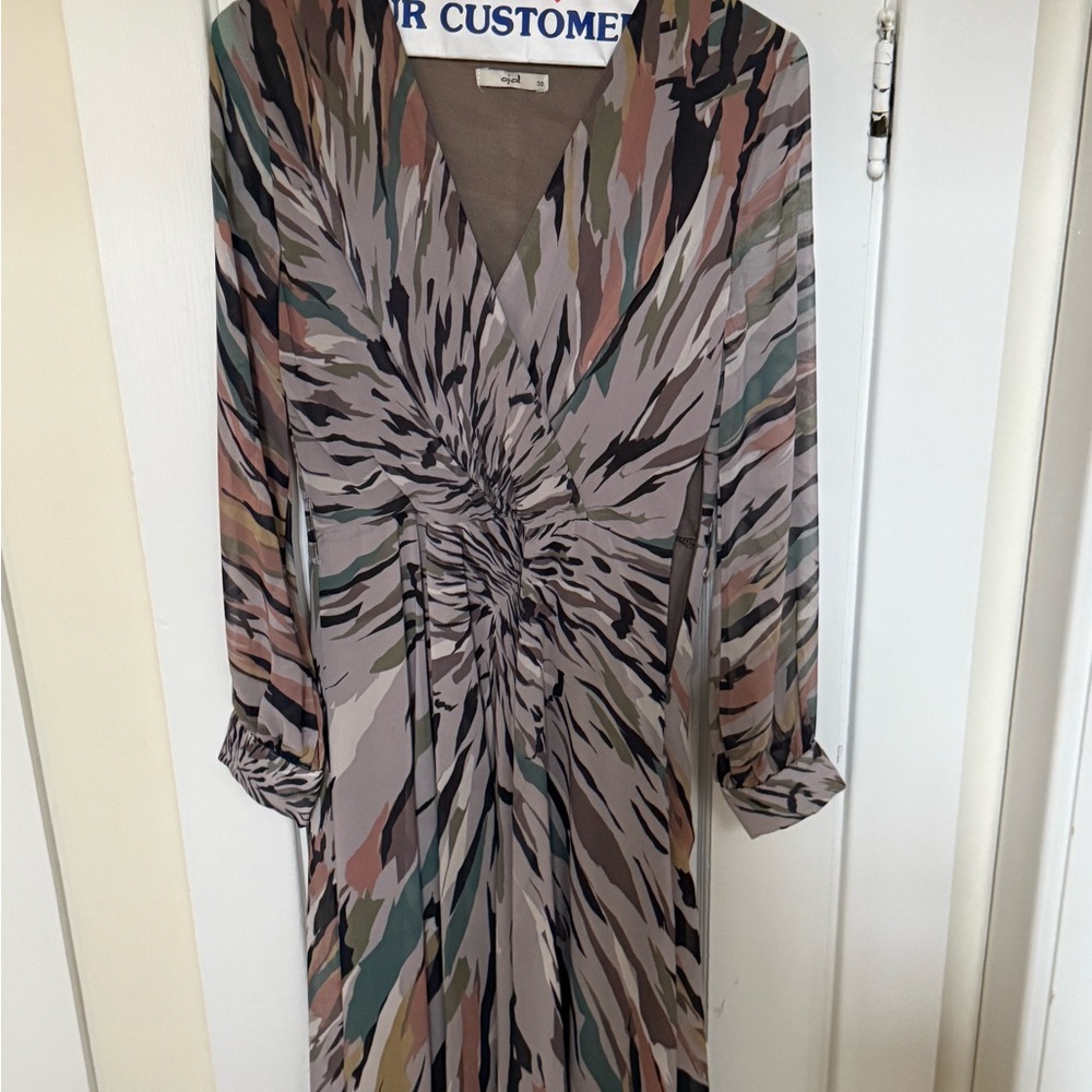 Elegant Multicolor Maxi Dress